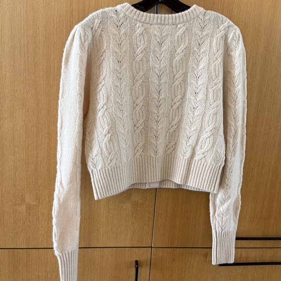 Astr The Label Women's Peri Wool Cable Knit Cardigan Size Medium - Picture 6 of 12